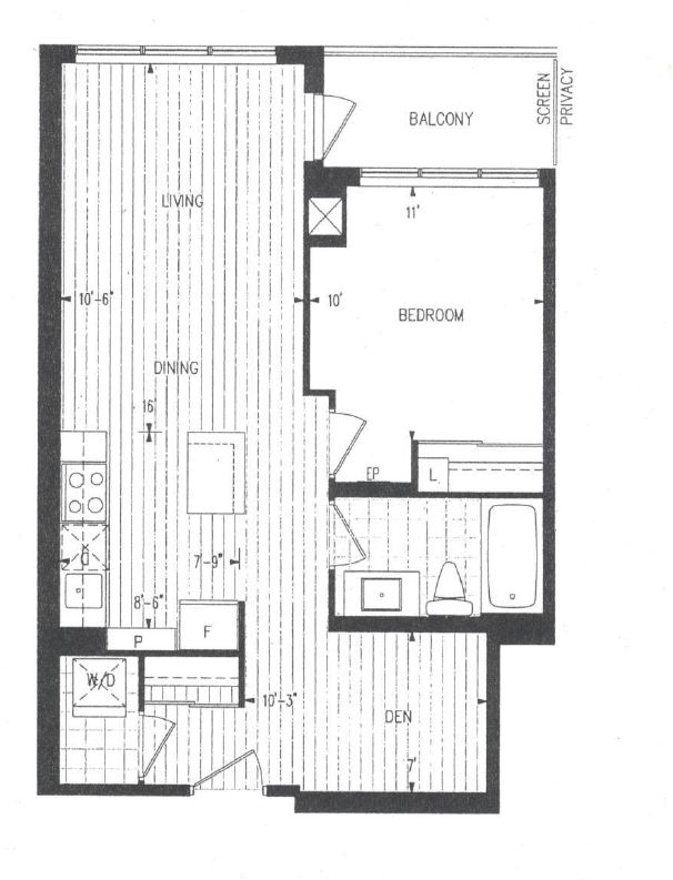 1+Den Bedrooms Condo for rent in Parc Nuvo in Etobicoke Del Condominium rentals Etobicoke
